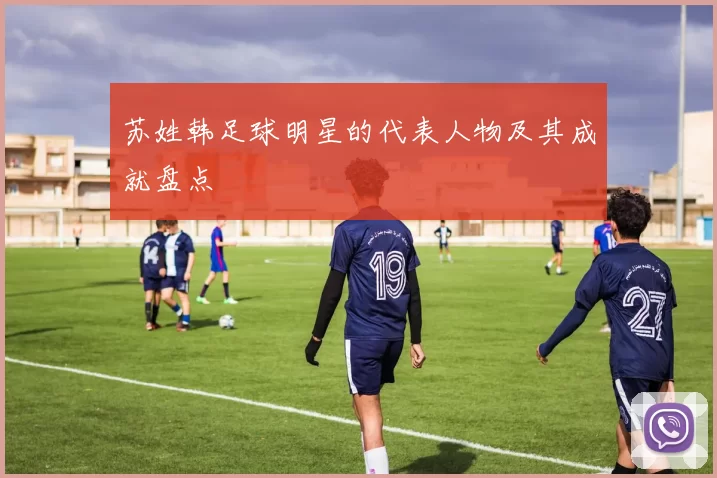 苏姓韩足球明星的代表人物及其成就盘点