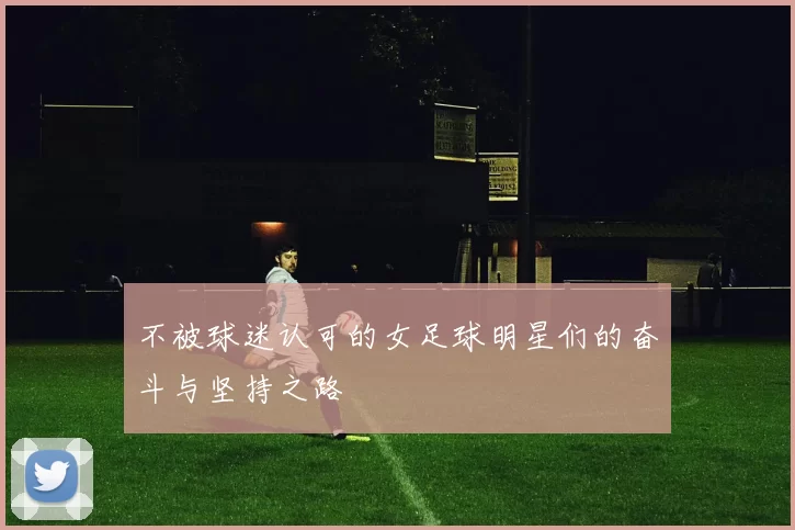 不被球迷认可的女足球明星们的奋斗与坚持之路