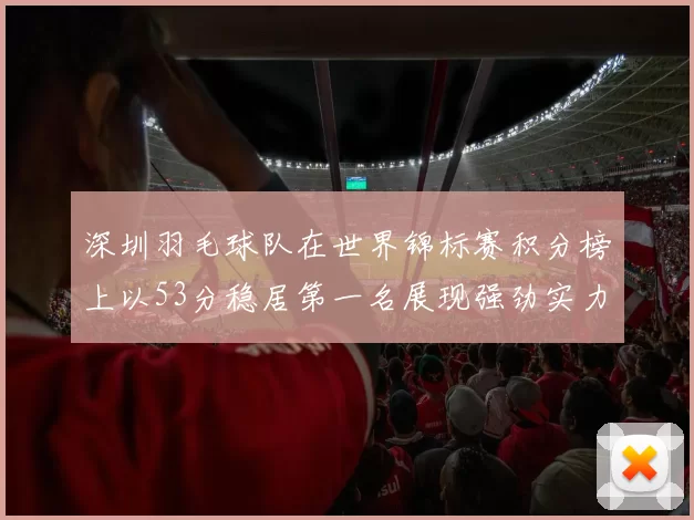 深圳羽毛球队在世界锦标赛积分榜上以53分稳居第一名展现强劲实力